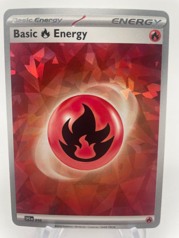 Basic Fire Energy SVEen 010 Cracked Ice Holo