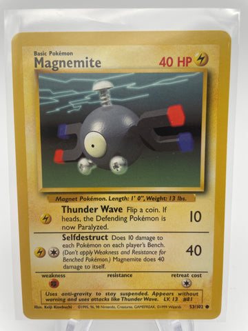 Magnemite - Base Set 53/102