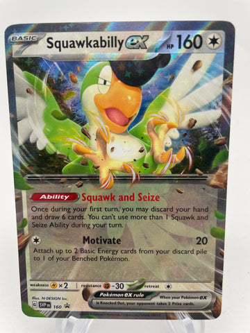 Squawkabilly ex SVPen 160 Black Star Promo