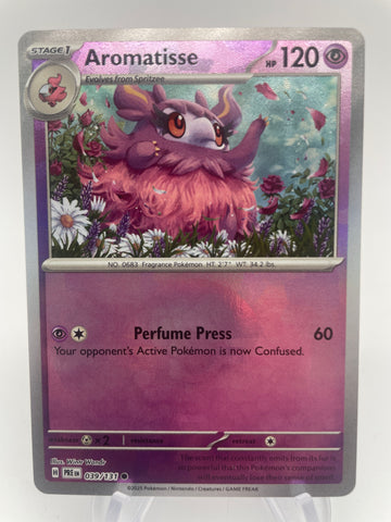 Aromatisse 039/131 PREen Reverse Holo Pokeball