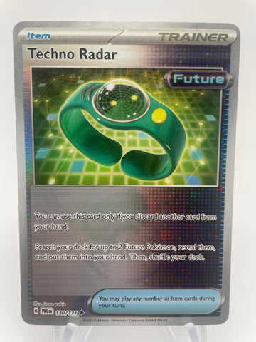 Techno Radar 130/131 PREen Reverse Holo Pokeball