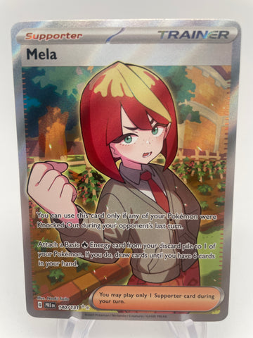 Mela 140/131  PREen Full Art Double Rare