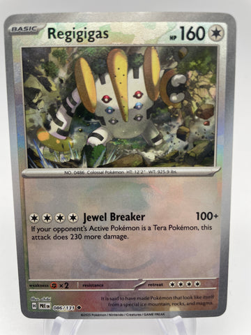 Regigigas 086/131 PREen Reverse Holo Masterball