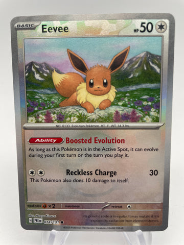 Eevee 074/131 PREen Reverse Holo Pokeball