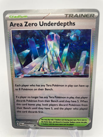 Area Zero Underdepths 094/131 PREen Reverse Holo Pokeball