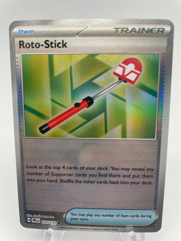 Roto-Stick 127/131 PREen Reverse Holo Pokeball