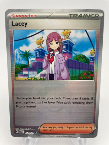 Lacey 114/131 PREen Reverse Holo Pokeball