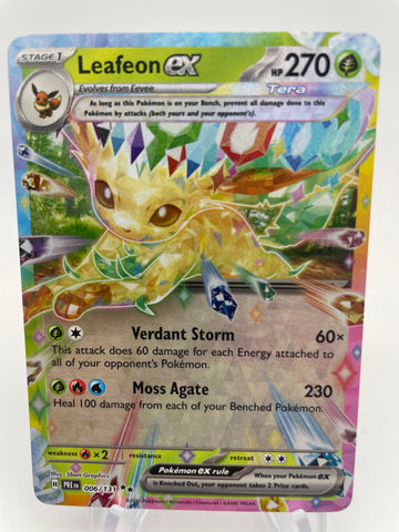 Leafeon ex 006/131 PREen Double Rare