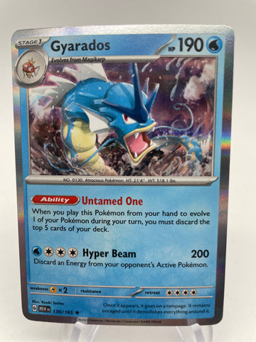 Gyarados Holo MEWen 130/165 Rare