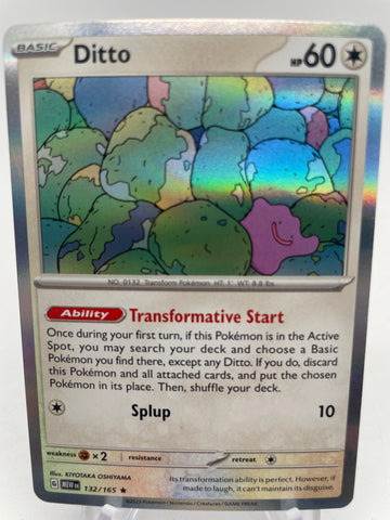 Ditto Holo MEWen 132/165 Rare