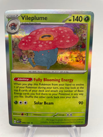 Vileplume Holo MEWen 045/165 Rare