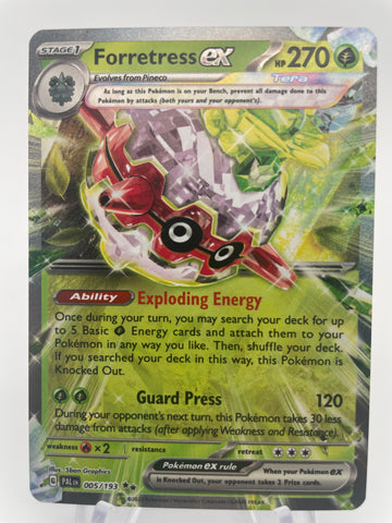 forretress pokemon card Forretress ex PALen 005/193 – PokeChalet