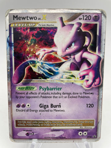 Mewtwo Lv.X DP28 Black Star Promo DMG