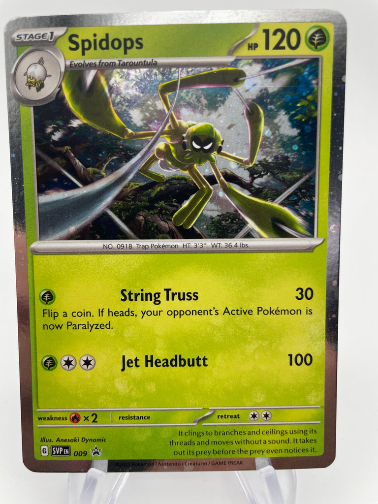 Spidops SVPen 009 Black Star Promo PokeChalet Spidops SVPen 009 Black Star Promo PokeChalet
