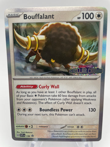 Bouffalant SVPen 136 Promo Stamped – PokeChalet