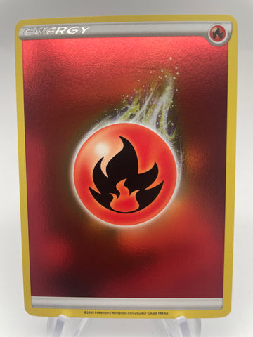 Basic Fire Energy Reverse Holo 2020