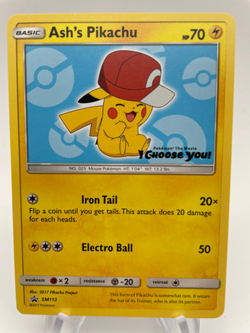 Ash's Pikachu SM113 LP