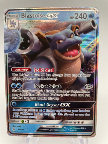 Blastoise GX 35/214