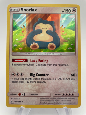 Snorlax 154/214 Holo