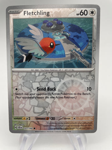 Fletchling SCRen 121/142 Reverse Holo RH PokeChalet Fletchling SCRen 121/142 Reverse Holo RH PokeChalet