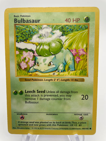 Bulbasaur Shadowless	44/102	HP