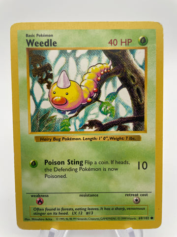 Weedle Shadowless	69/102	HP