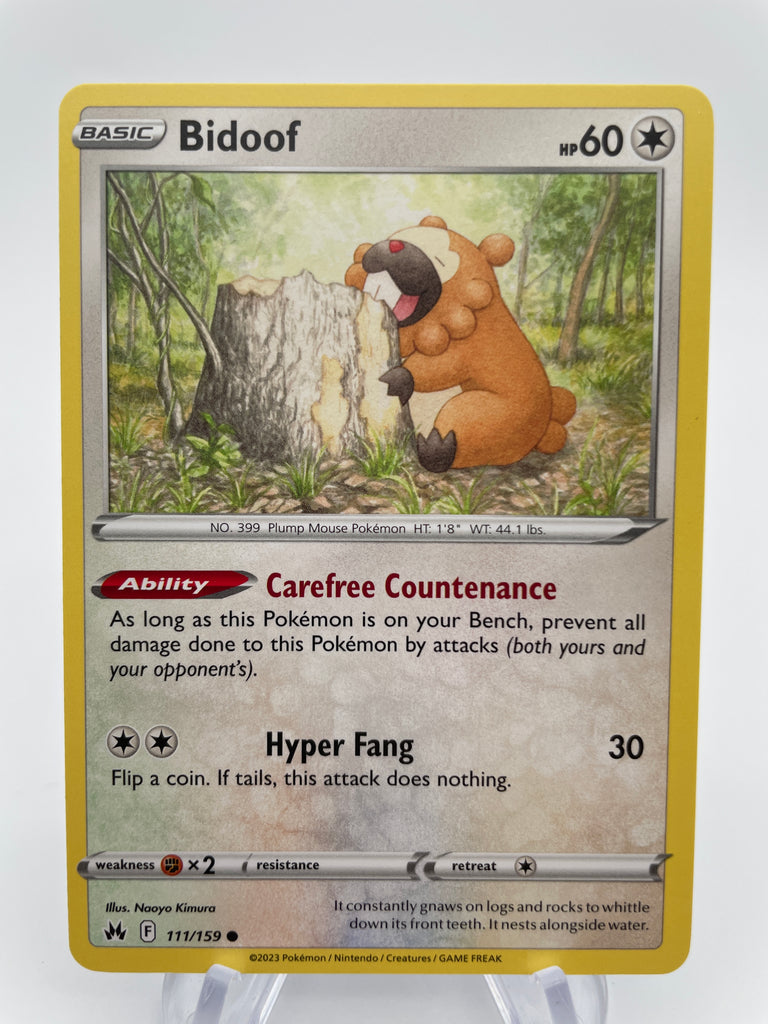 pokemon bibarel card Bibarel Non Holo 121/172 – PokeChalet