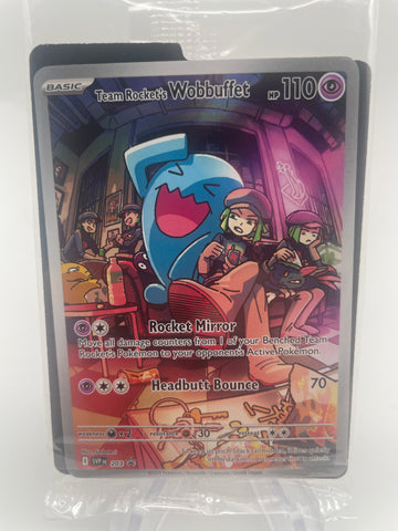 Team Rocket's Wobbuffet SVPen 203 Black Star Promo