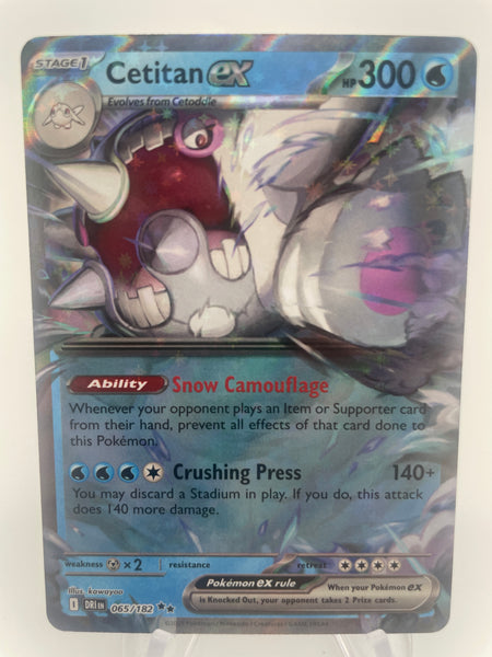 how rare is cetitan pokemon card ex DRIen 065/182 Double – PokeChalet Style:Purple + 20 A5 Refill Sheets (4-Pocket) I can just discard One Piece OP-05 cards [Colorless] [Colorless] [Colorless].