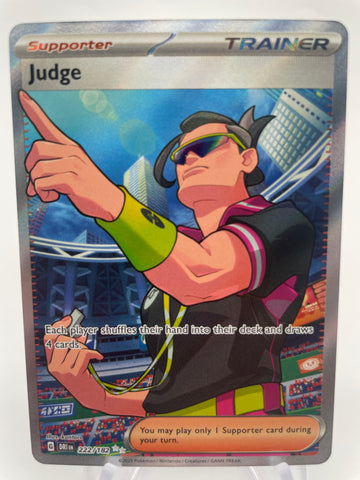 Judge DRIen 222/182 Full Art Double Rare Trainer