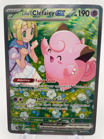 Lillie's Clefairy ex 184/159 JTGen Special Art Rare