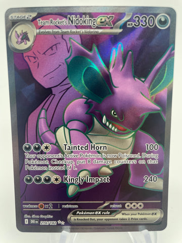 Team Rocket's Nidoking DRIen 216/182 Full Art