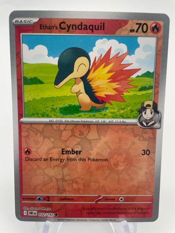 Ethan's Cyndaquil DRIen 032/182 Reverse Holo RH