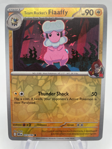 Team Rocket's Flaffy DRIen 073/182 Reverse Holo RH