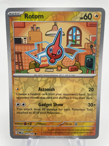 Rotom DRIen 077/182 Reverse Holo RH
