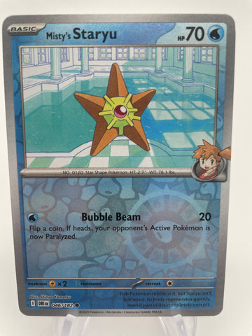 Misty's Staryu DRIen 046/182 Reverse Holo RH