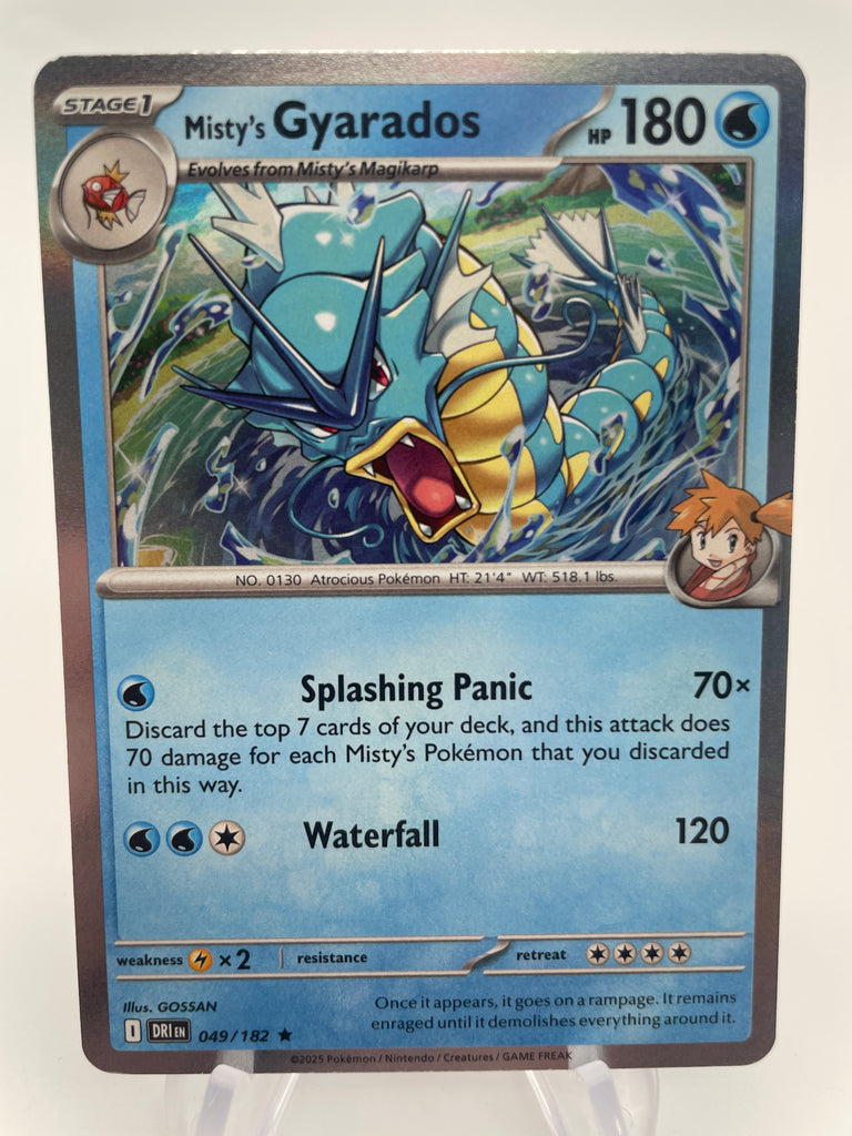 Misty's Gyarados DRIen 049/182 Holo PokeChalet Misty's Gyarados DRIen 049/182 Holo PokeChalet