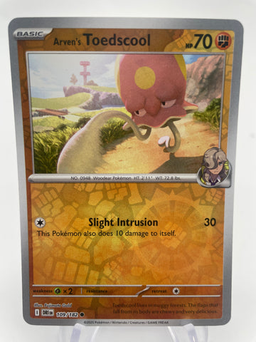 Arven's Toedscool DRIen 109/182 Reverse Holo RH