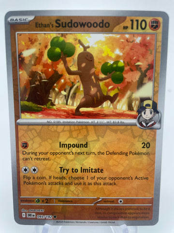 Ethan's Sudowoodo DRIen 093/182 Reverse Holo RH