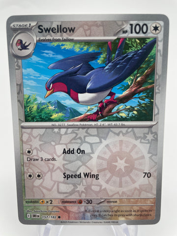 Swellow 157/182 Reverse Holo RH