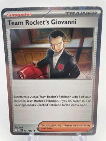 Team Rocket's Giovanni DRIen 174/182 Cosmos Holo