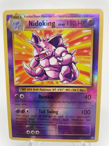 Nidoking Reverse Holo 45/108 Evolutions RH