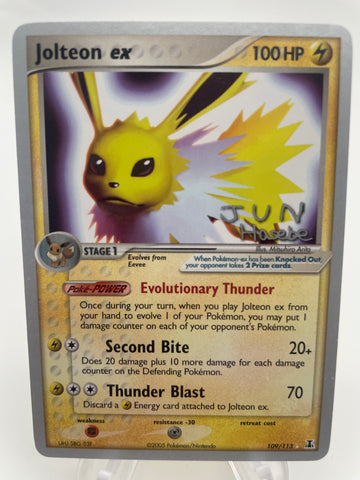 Jolteon ex - 2007 (Jun Hasebe) - World Championship Decks (WCD)