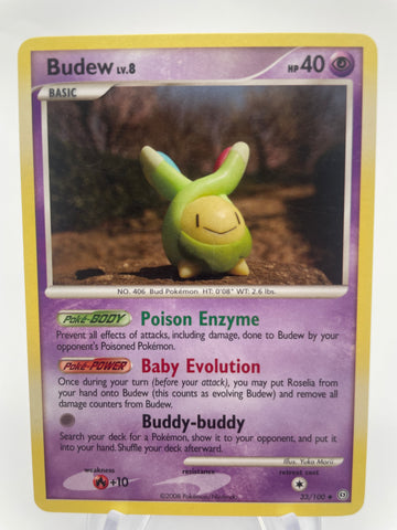 Budew Lv. 8 33/100 Stormfront LP RH