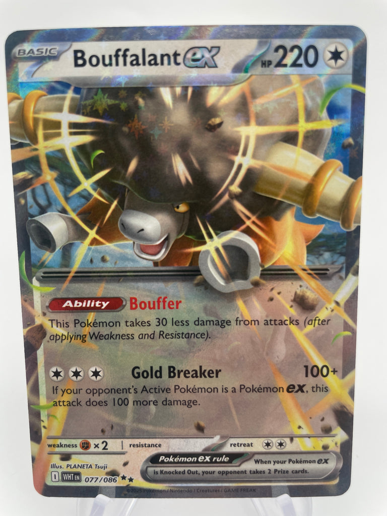 pokemon bouffalant card Bouffalant ex WHTen 077/086 Double Rare – PokeChalet