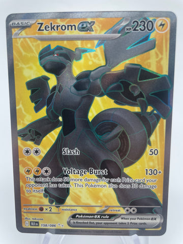 Zekrom ex BLKen 158/086 Double Rare Full Art