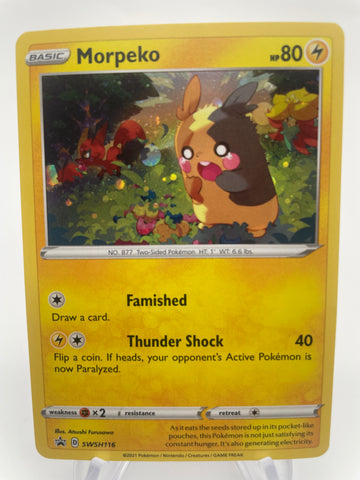 Morpeko SWSH116 Black Star Promo