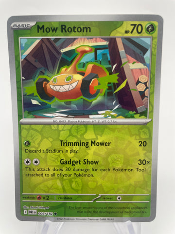 Mow Rotom DRIen 009/182 Reverse Holo RH
