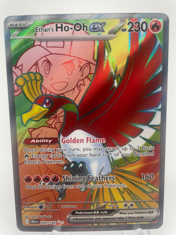 Ethan's Ho-Oh ex DRIen 209/182 Double Rare Full Art DMG