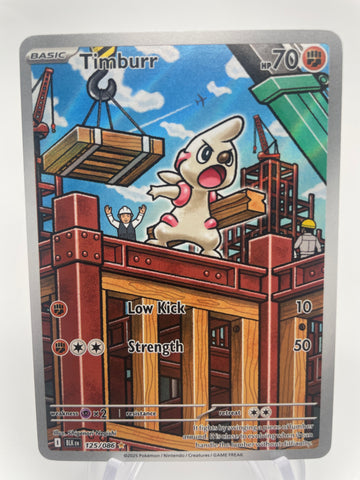Timburr BLKen 125/086 Illustration Rare